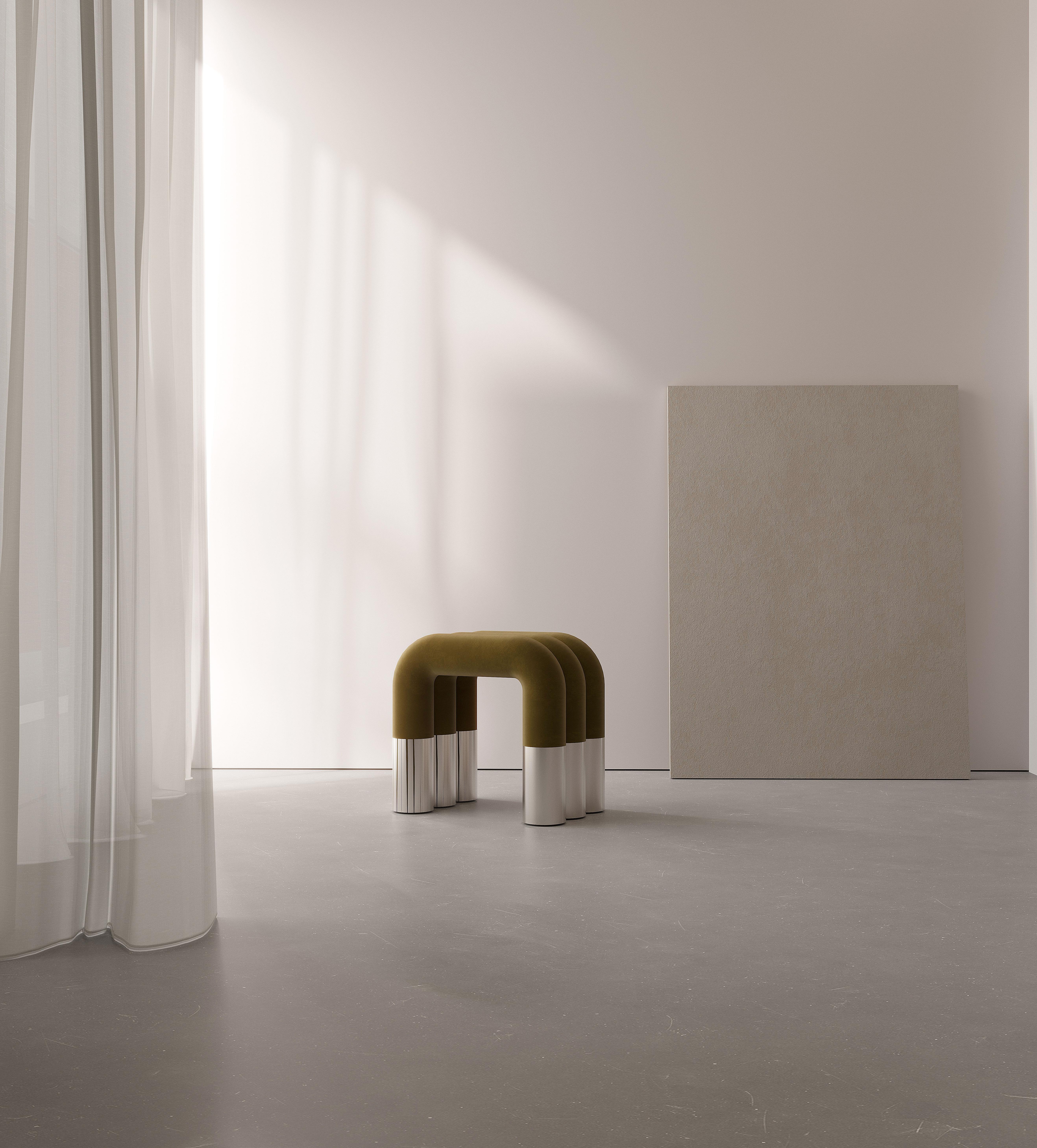 Post-Modern Amadeo Stool by Joana Teixeira For Sale