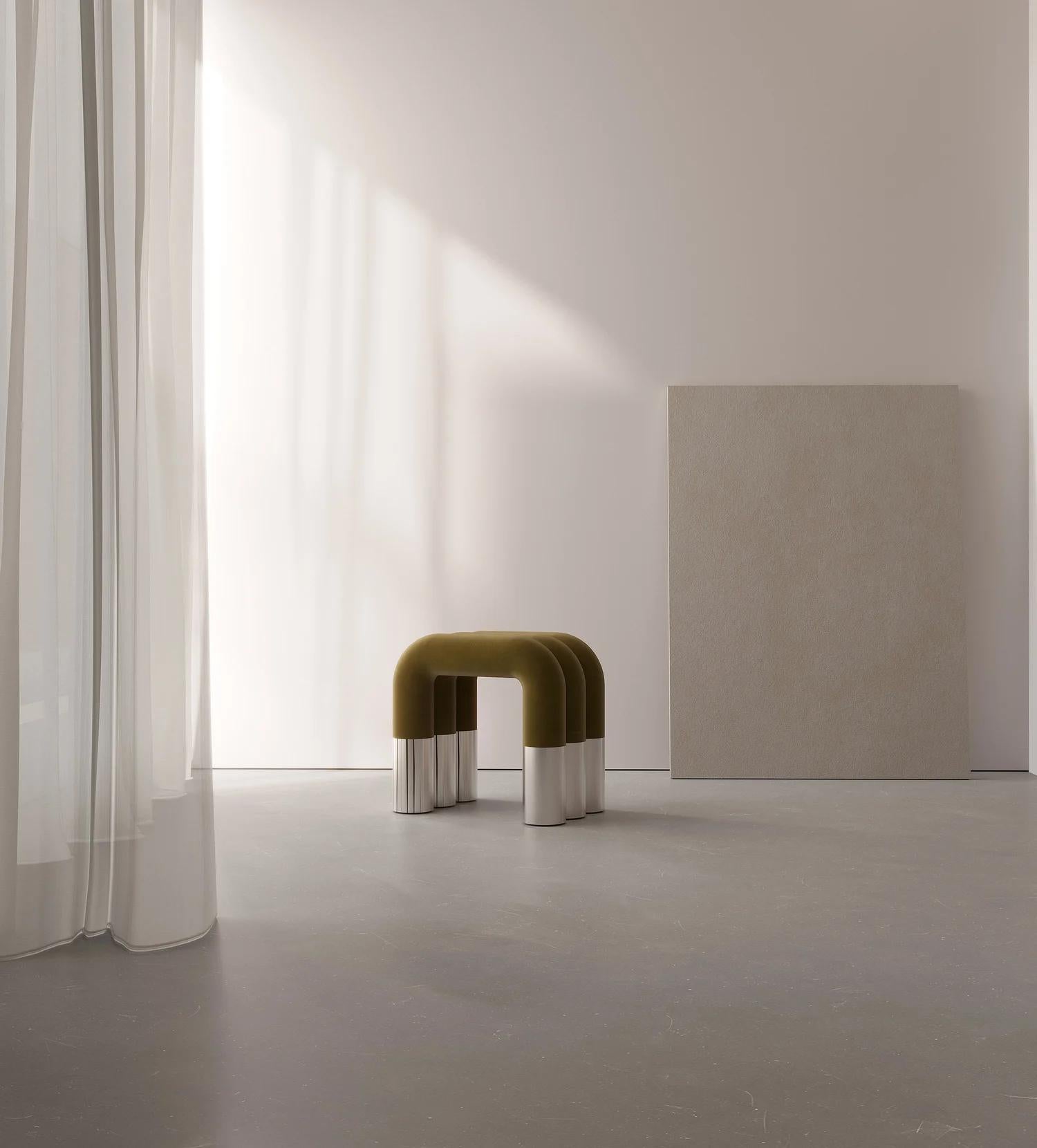 Modern Amadeo Stool By Joana Teixeira For Sale