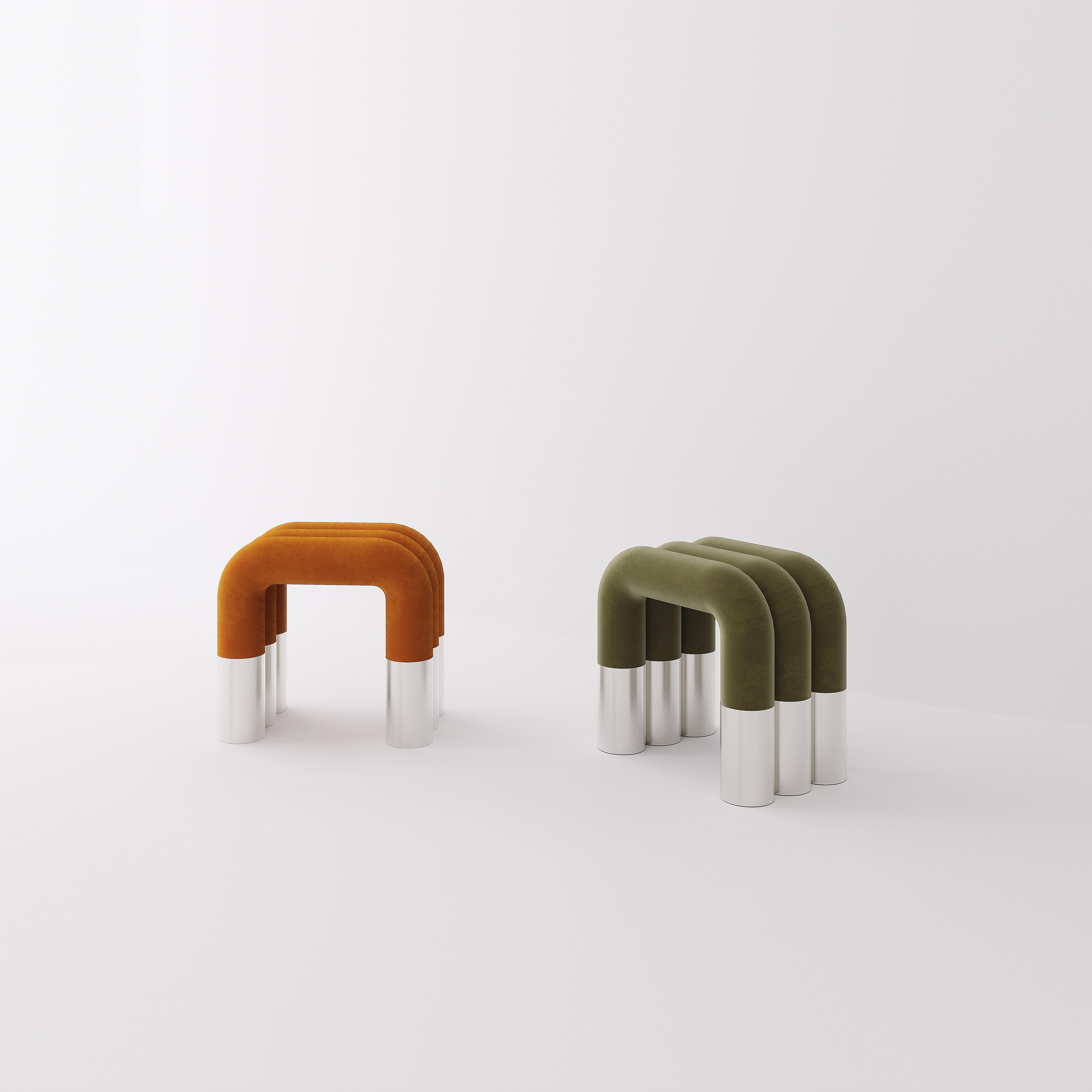 Portuguese Amadeo Stool by Joana Teixeira For Sale