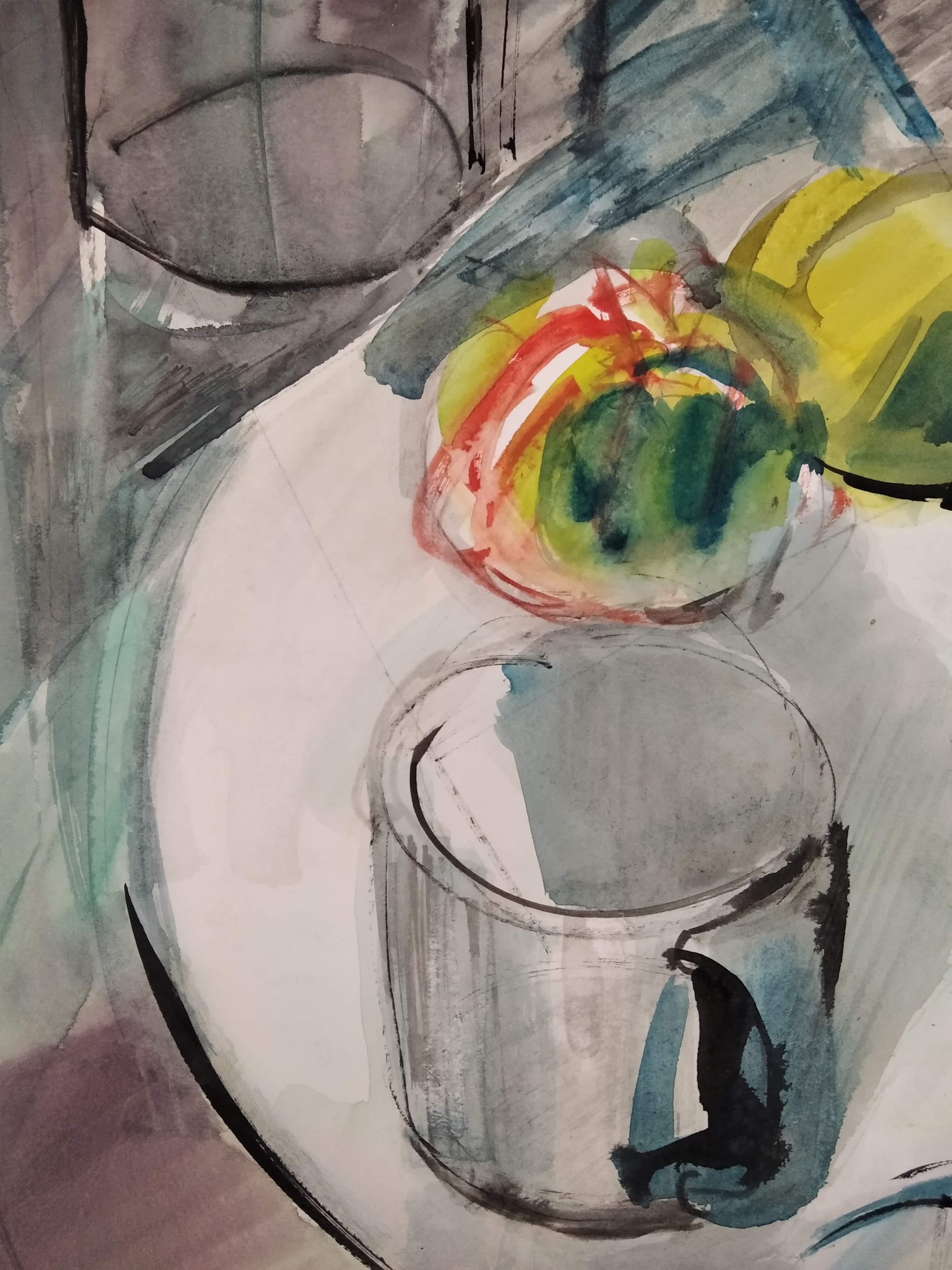 The painting is being offered with a work and authenticity certificate