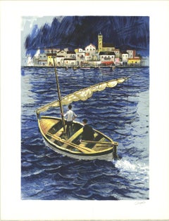 Segelboot im Hafen von Cadaques