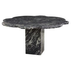 Amadeus Granite Dining Table with Quatrefoil Shape Top, Brazil