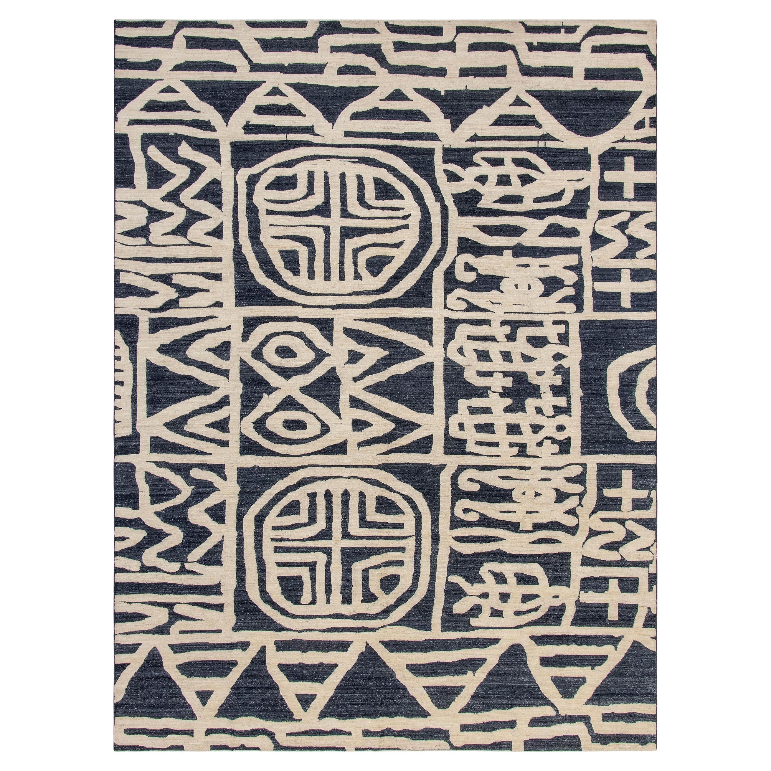 Amadi Congo Collection Town Square Rug For At 1stdibs