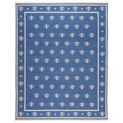 Tapis Amagansett en indigo, 8x10'