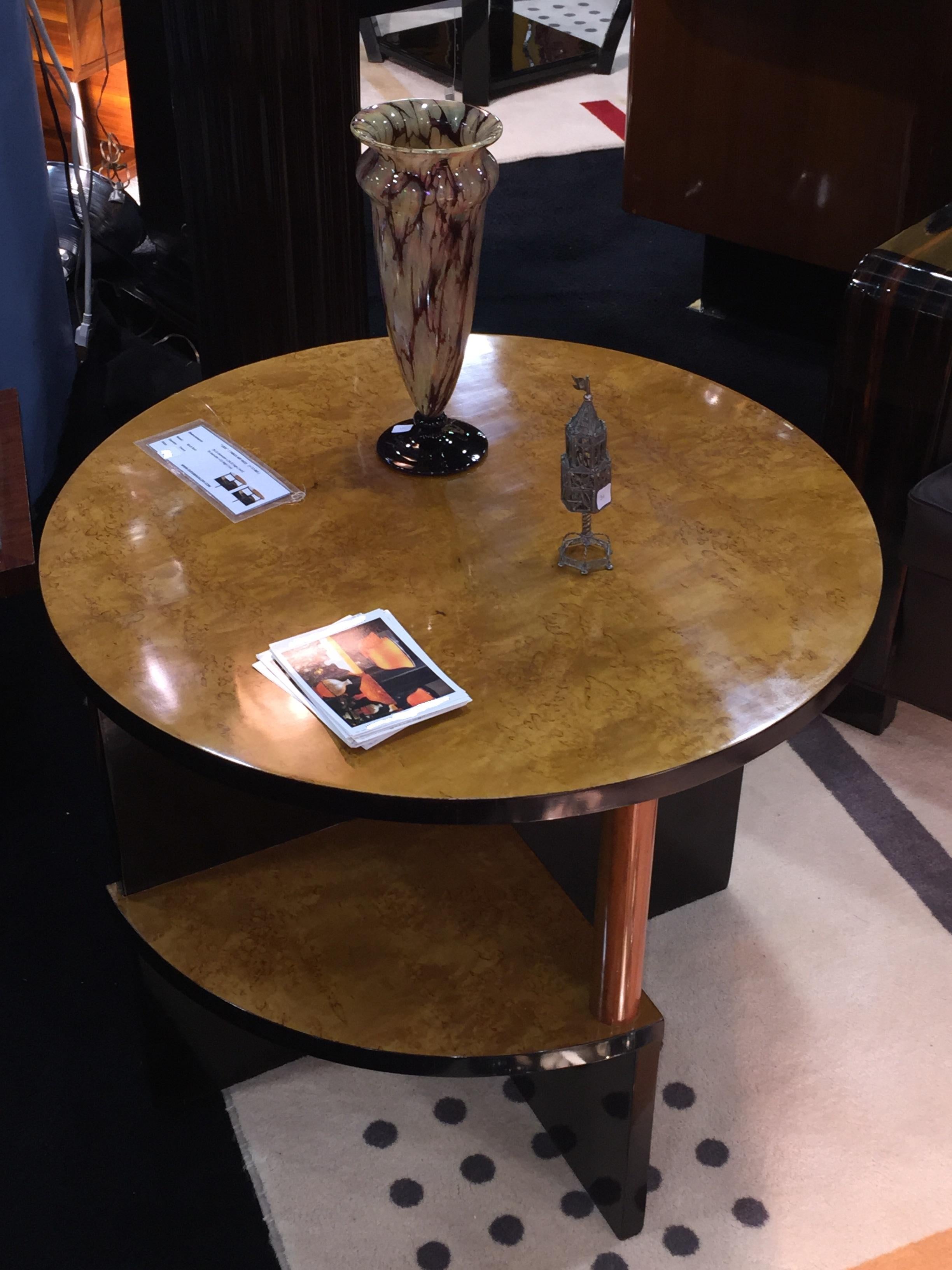 Amaizing Art Deco, 2 Tables in Wood, France, 1930 In Good Condition For Sale In Ciudad Autónoma Buenos Aires, C