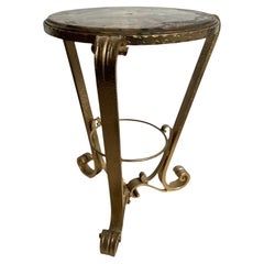 Amaizing  Table in Marble and Alabaster Art Nouveau, Jugendstil , France, 1900