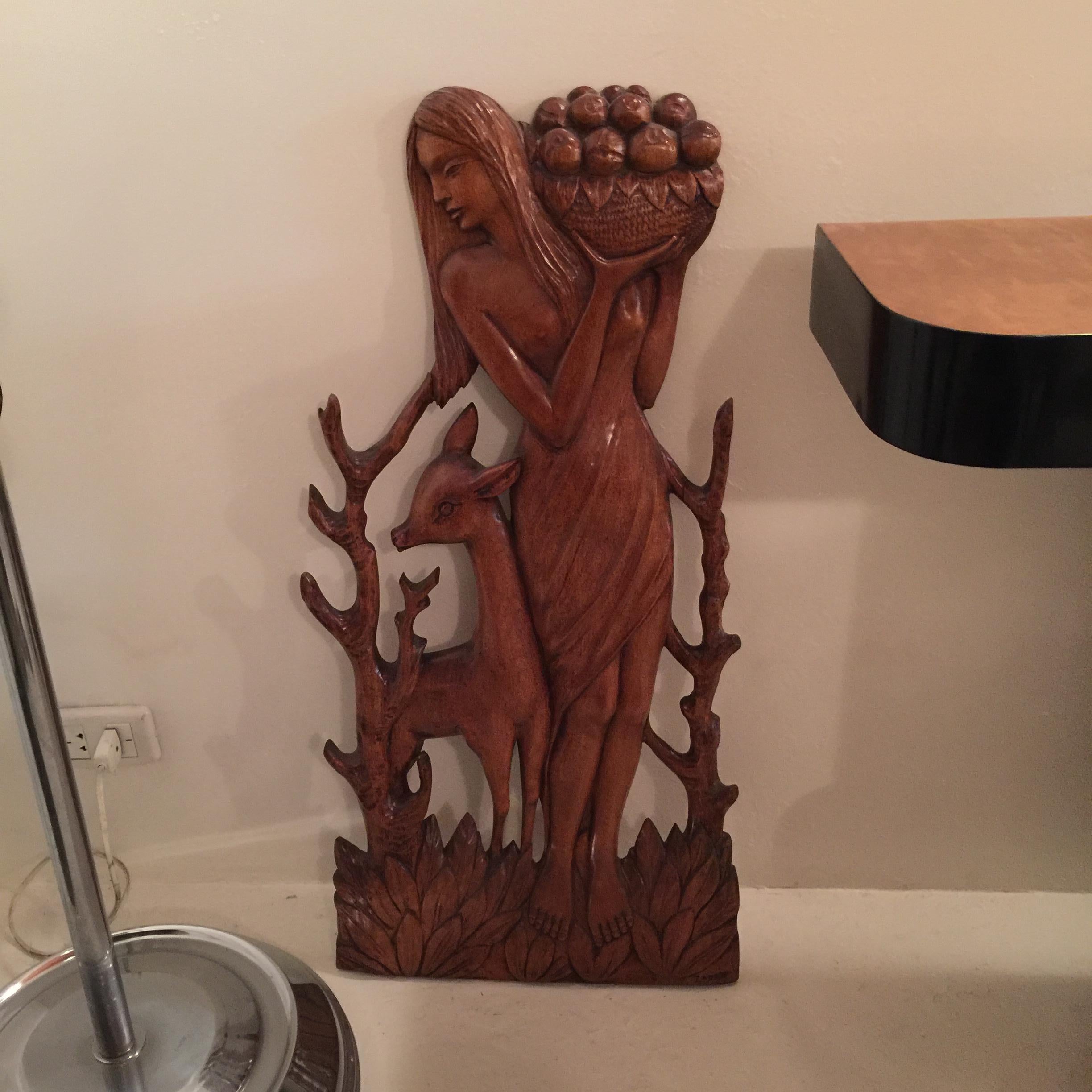 Amaizing woman

Material: wood
Country: France
We have specialized in the sale of Art Deco and Art Nouveau and Vintage styles since 1982. If you have any questions we are at your disposal.
Pushing the button that reads 'View All From Seller'. And
