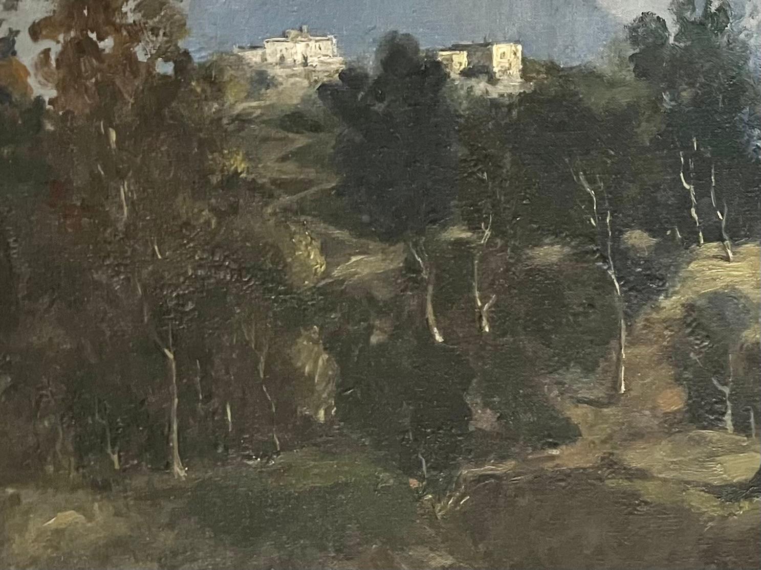 Amalfi Coast with Vesuvius In Good Condition For Sale In New York, NY