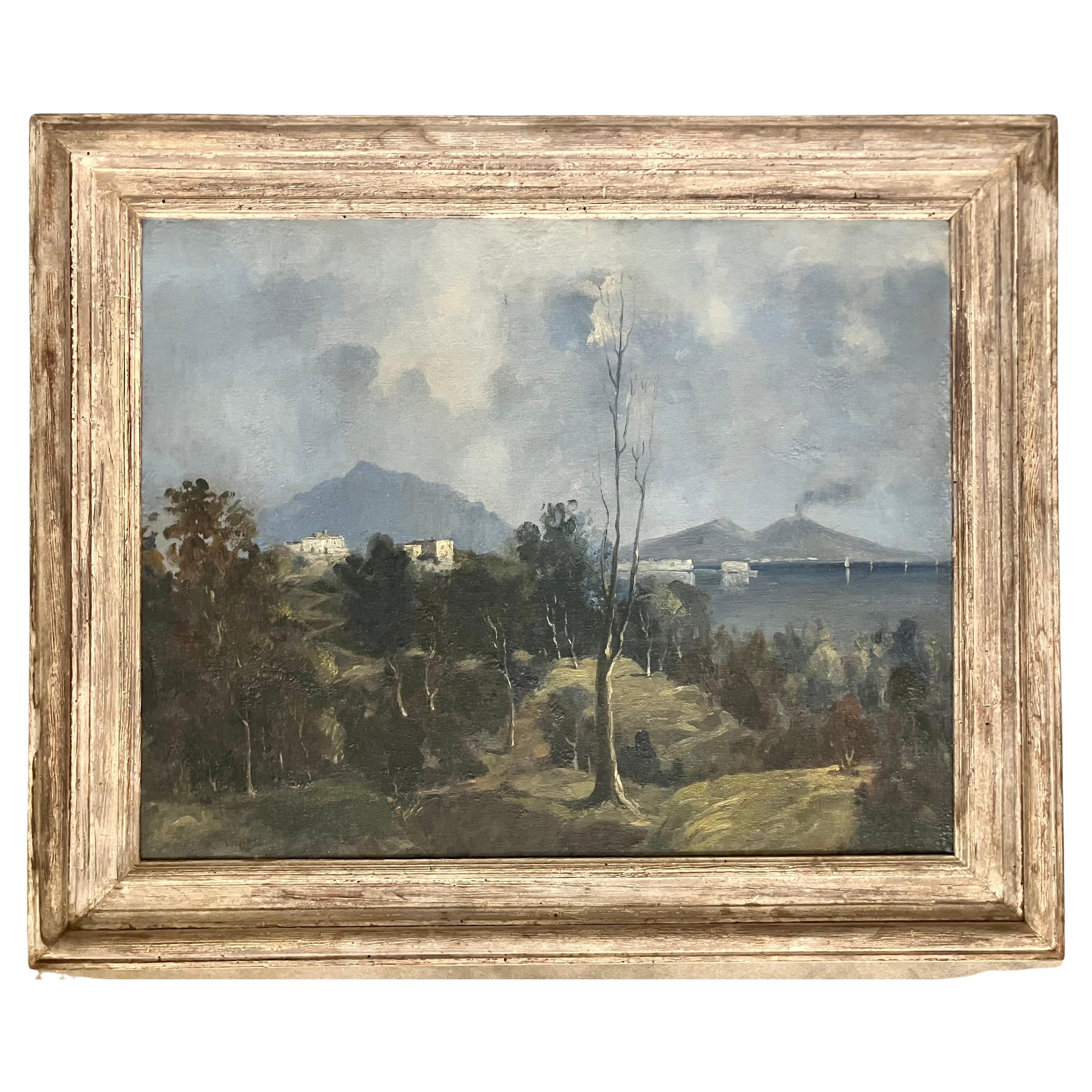 Amalfi Coast with Vesuvius For Sale
