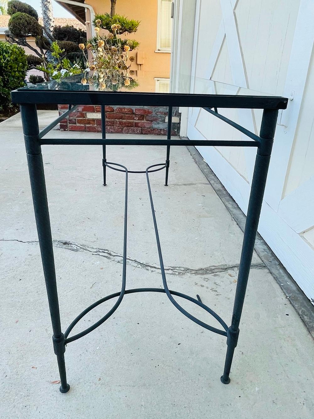 Blackened Amalfi Console Table by Janus et Cie