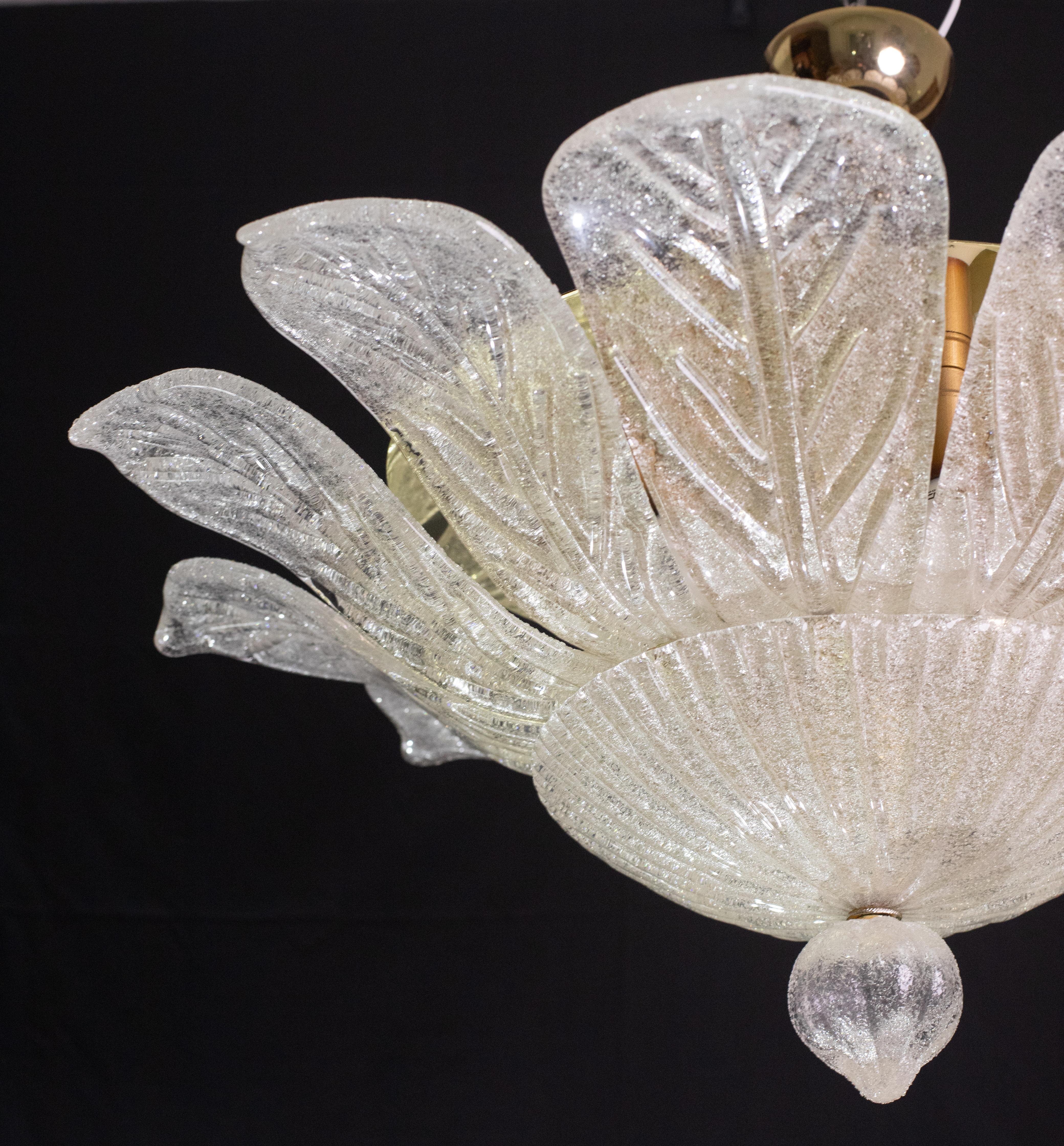 Amalfi, Monumental Italian Murano Glass Ceiling Light or Chandelier, 1970s In Good Condition In Roma, IT
