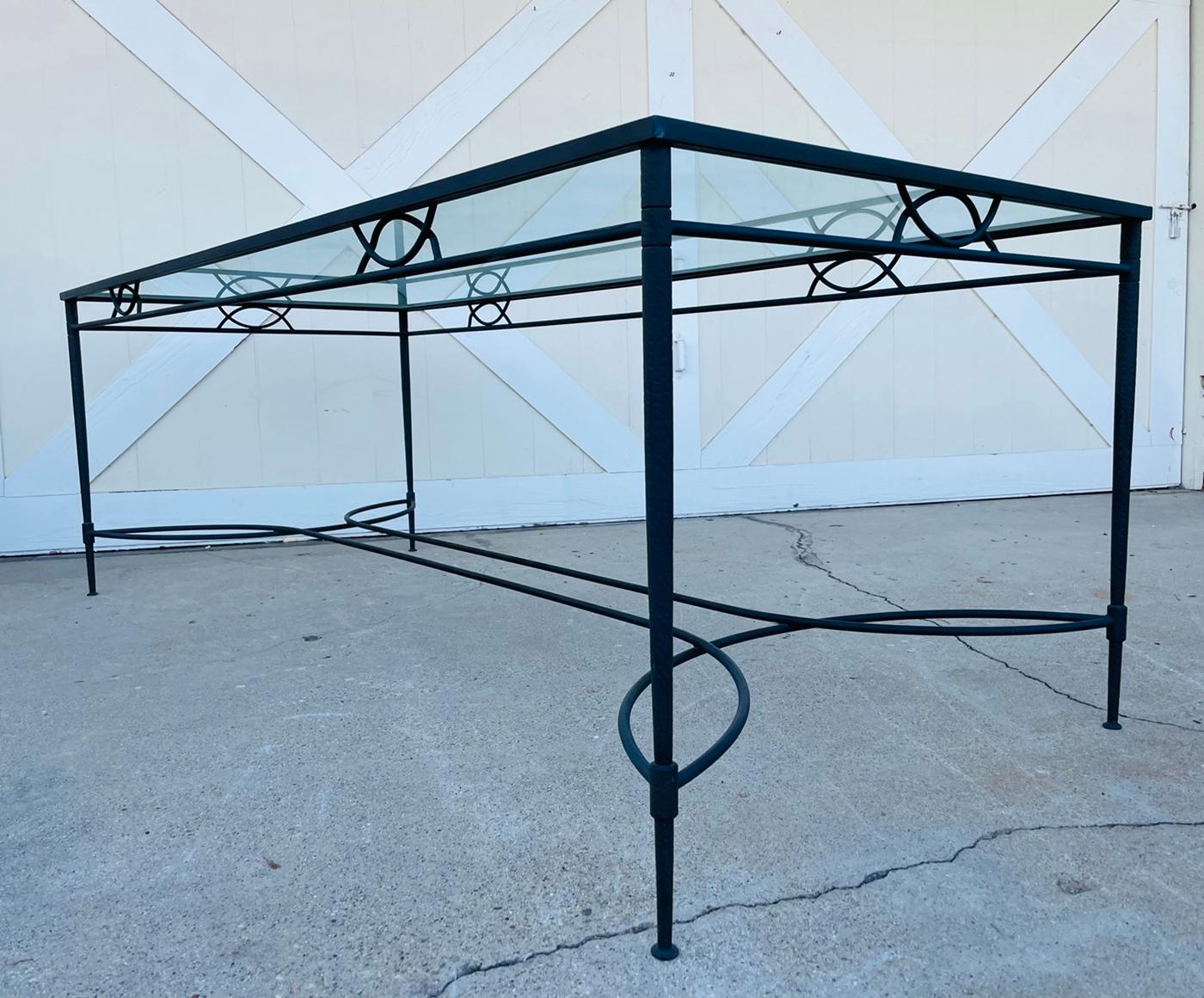 Steel Amalfi Outdoor Dining Table by Janus et Cie