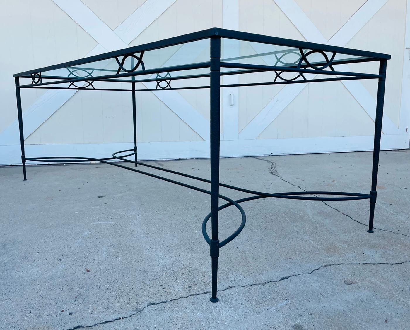 Amalfi Outdoor Dining Table by Janus et Cie In Good Condition In Los Angeles, CA