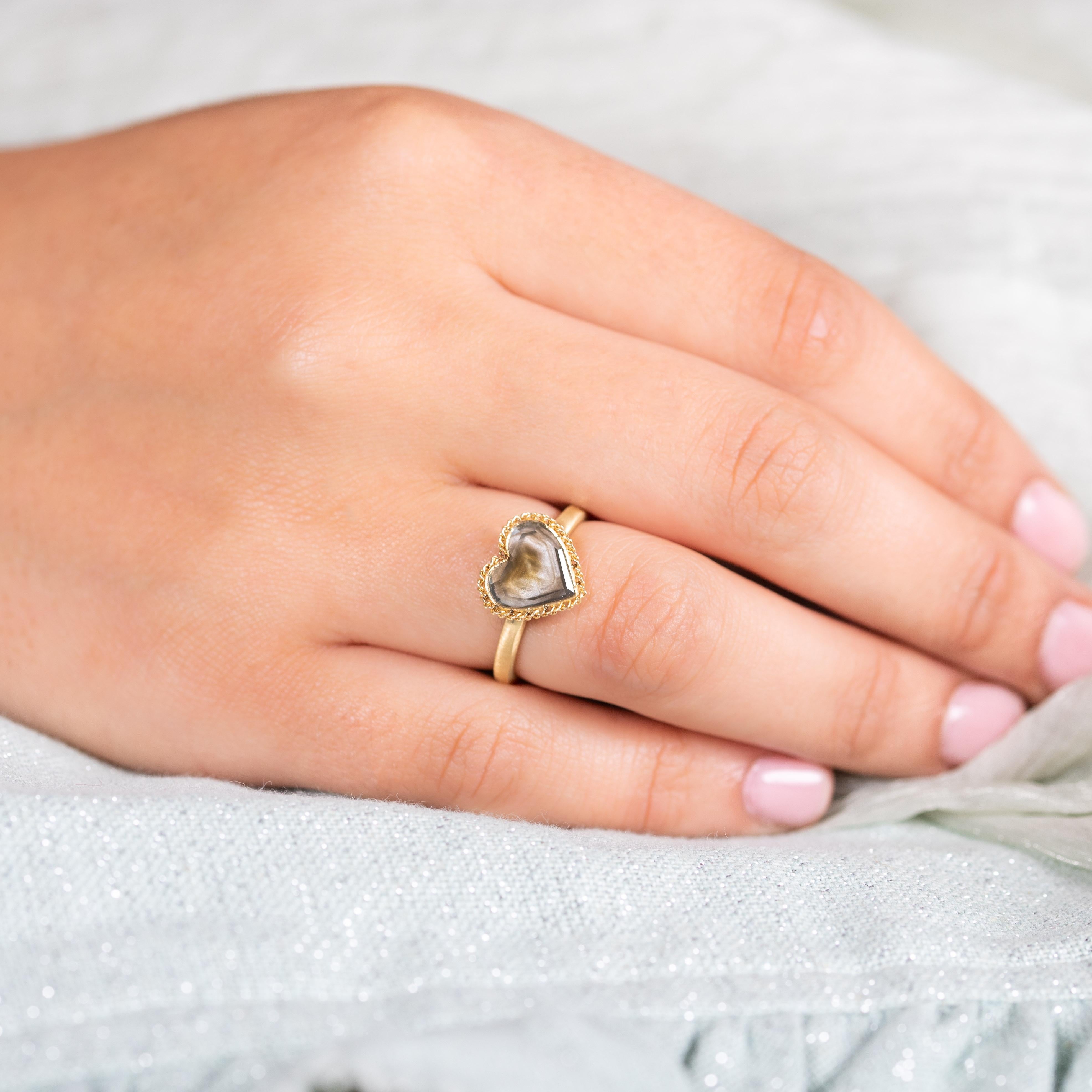 Women's Amáli Diamond Heart Ring For Sale