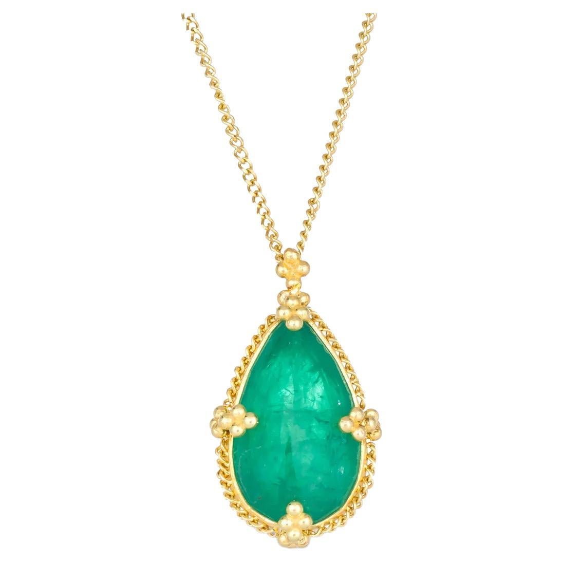 Emerald Teardrop Pendant 48 For Sale on 1stDibs teardrop emerald