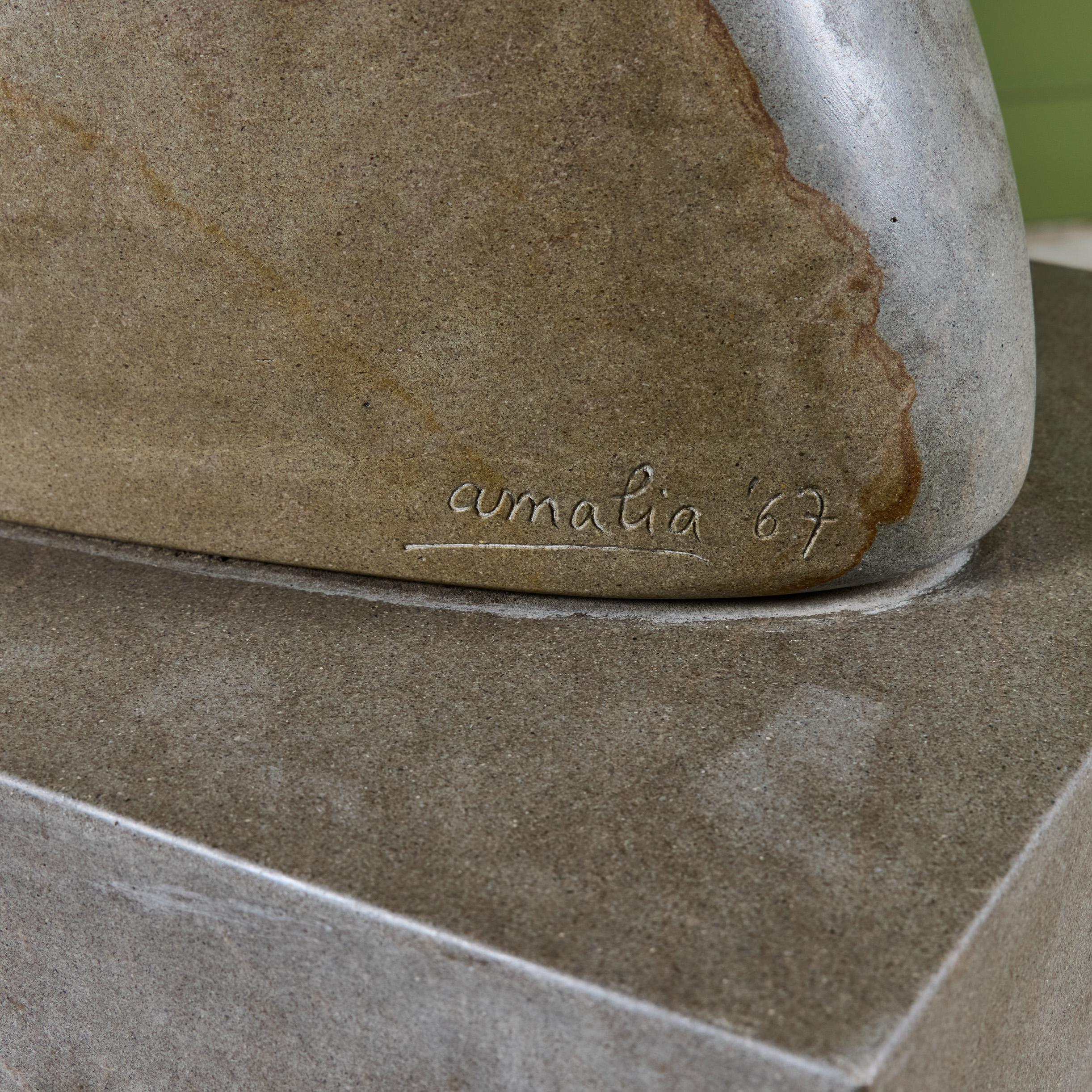 Amalia Schulthess 'Seabird' Marble Stone Sculpture For Sale 7