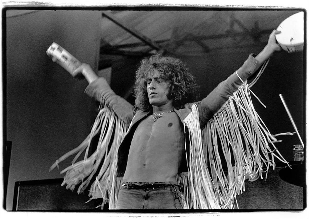 Amalie R. Rothschild Black and White Photograph - Roger Daltrey