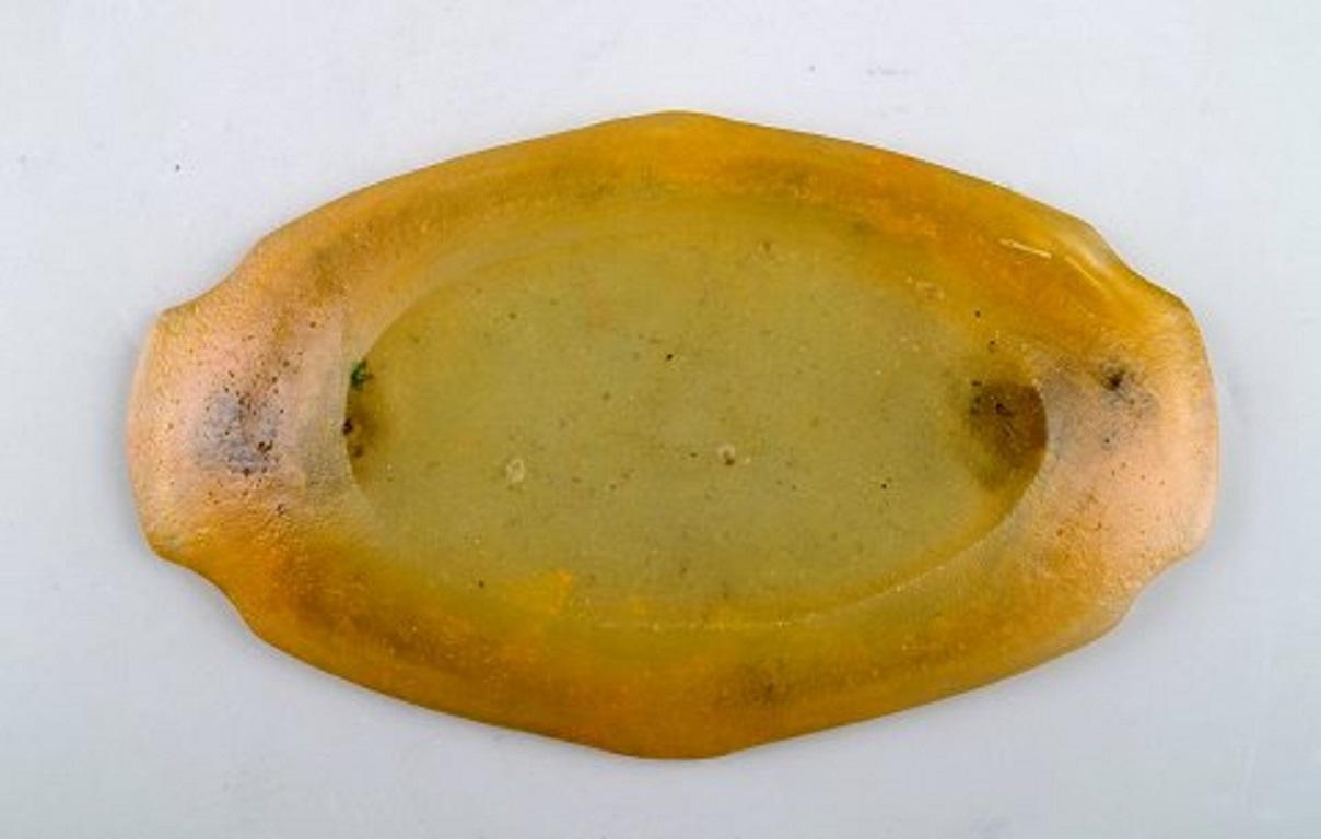 Amalric Walter, Nancy, Early Art Nouveau Pâte-de-verre Bowl, 1920s 2