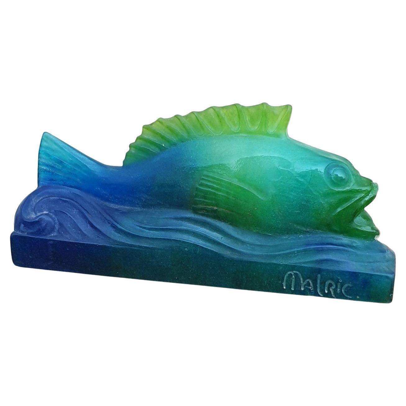 A. Walter Nancy, Pesce in pasta di vetro, inizio del XX secolo