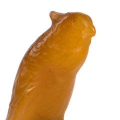 Amalric Walter “Parrot” Pâte de verre Paperweight