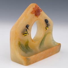 Amalric Walter Pate de Verre Uhrengehäuse um 1925