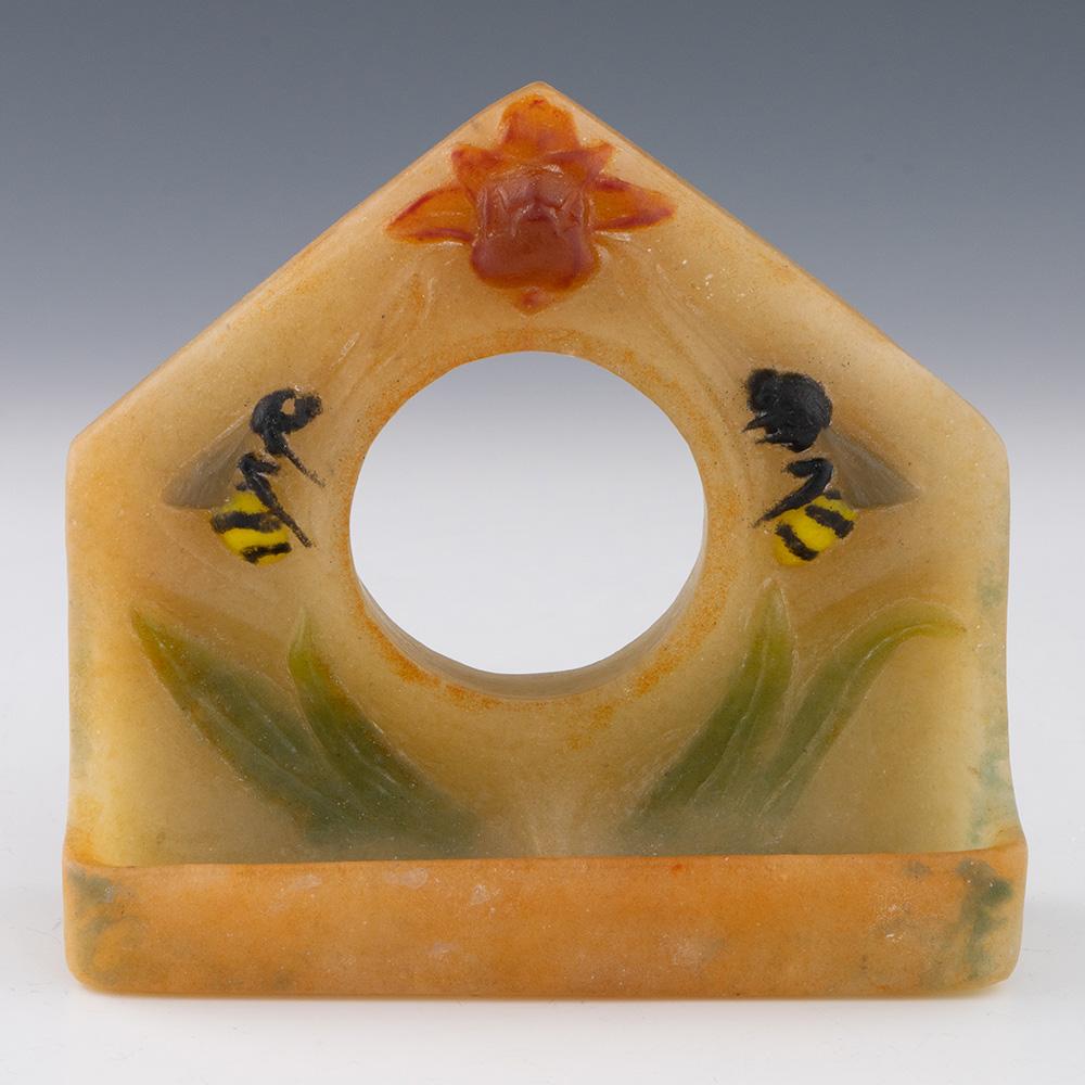 Cassa dell'orologio di Amalric Walter Pate de Verre c1925 in vendita 1
