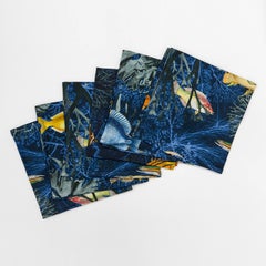 Amami, Contemporary Linen Tablecloth with 6 Napkins by Vito Nesta