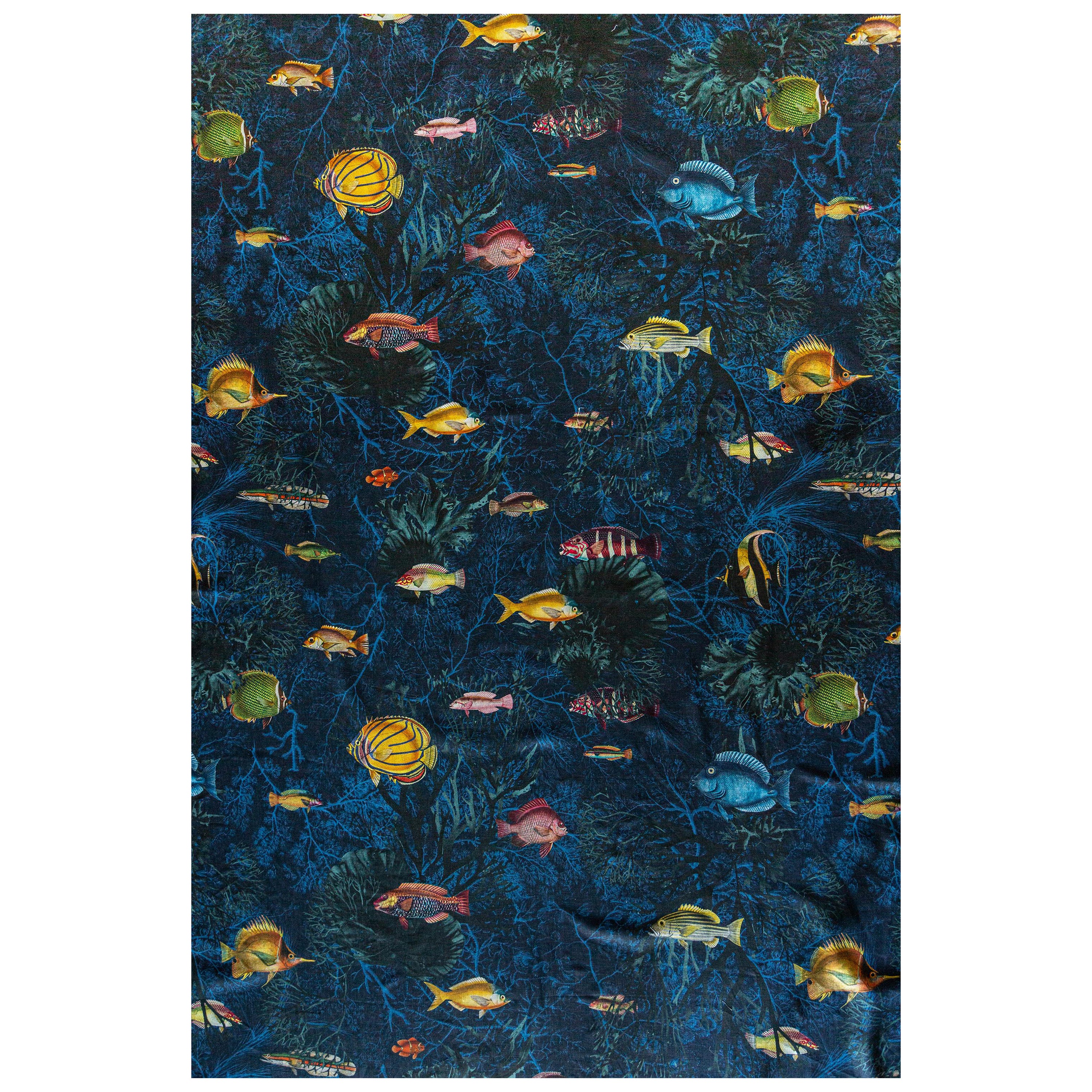 Amami, zeitgenössische Leinen-Tischdecke mit 6 Servietten von Vito Nesta im Angebot