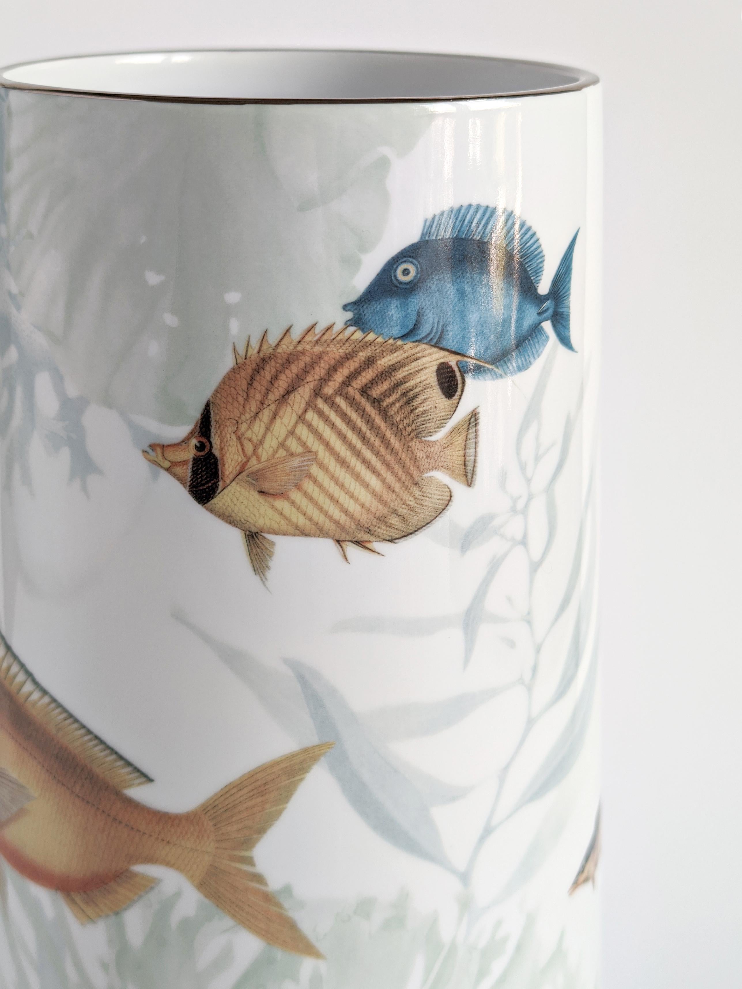 italien AMAMI N.1, Vase contemporain en porcelaine avec Design/One par Vito Nesta en vente