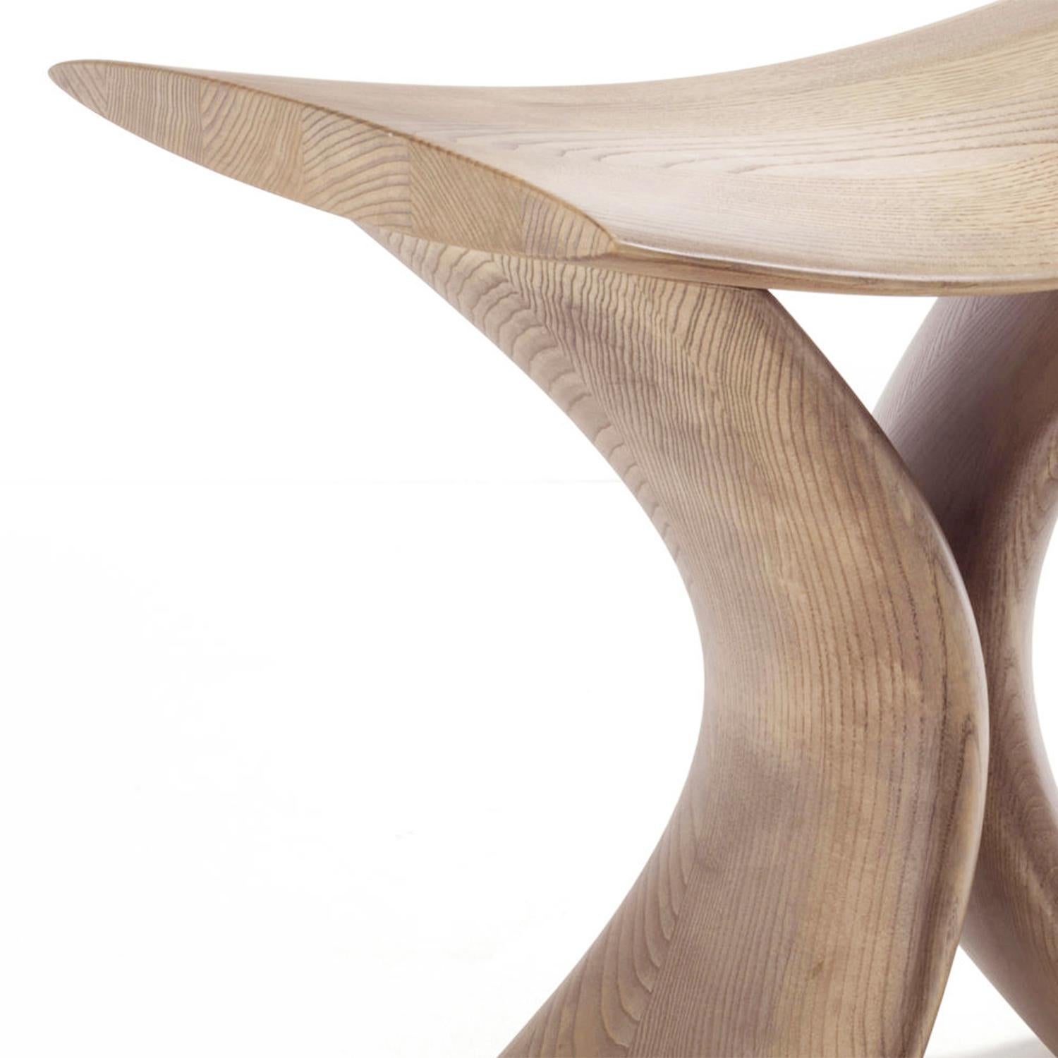 Hand-Crafted Aman Natura Stool For Sale