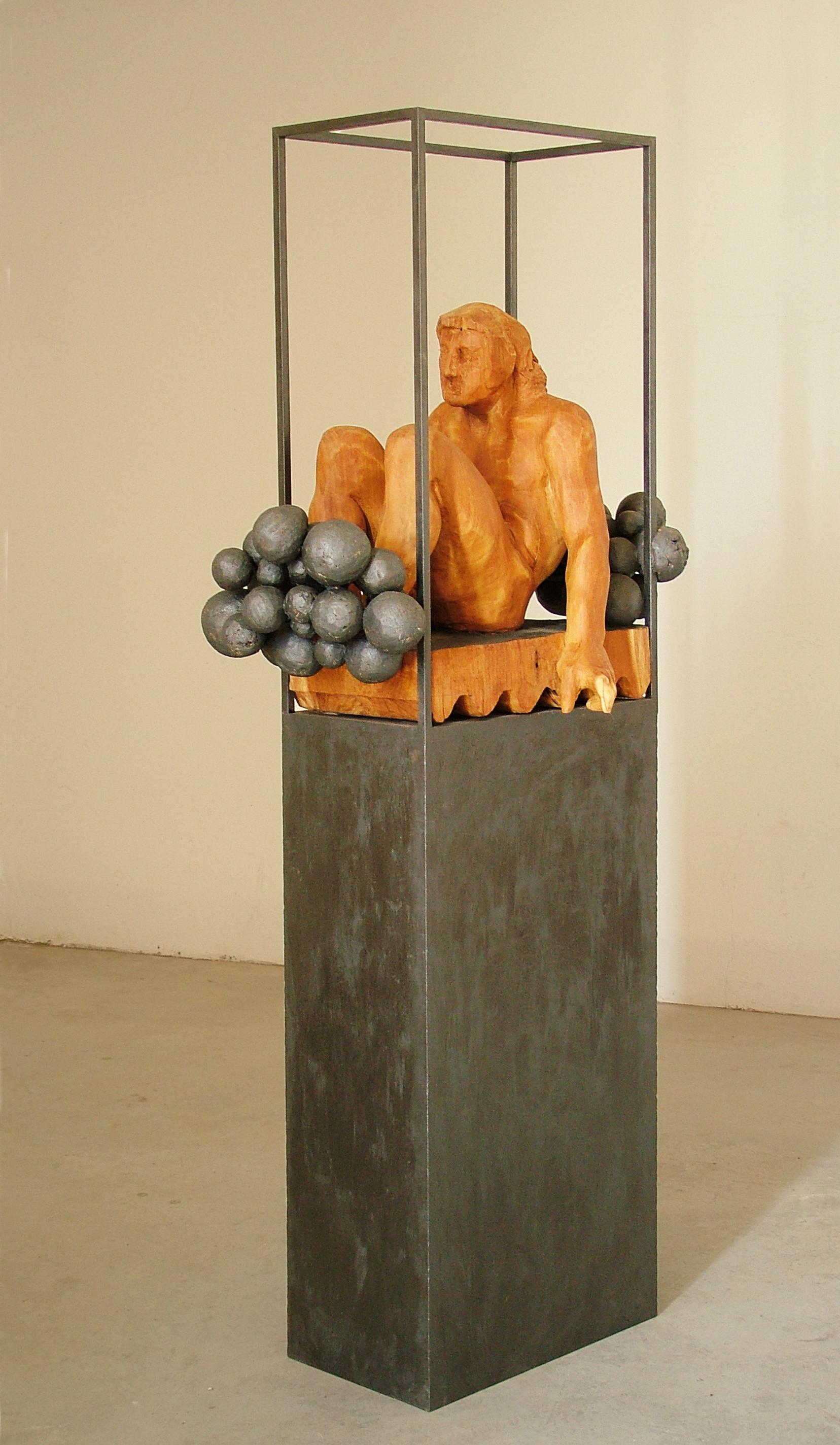 Amancio Niebla  Ferro e Wood. originale  scultura in vendita 2