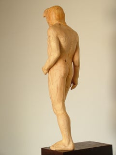 Amancio 16, 27 „Character Man Auriga 1“ – Original-Holzskulptur