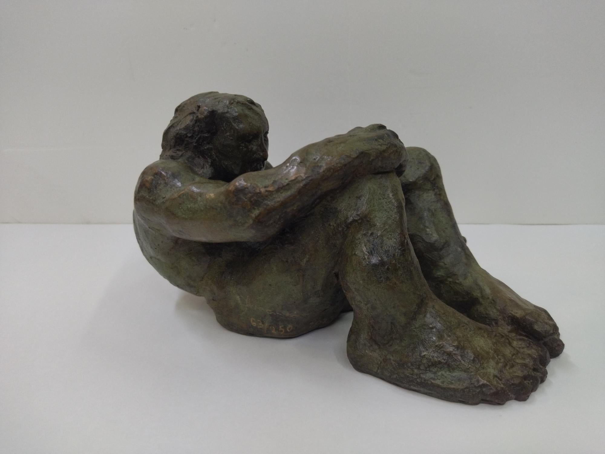 Amancio   Bronce  Negrita  Original  Skulptur (Gold), Figurative Sculpture, von Amancio González Andrés