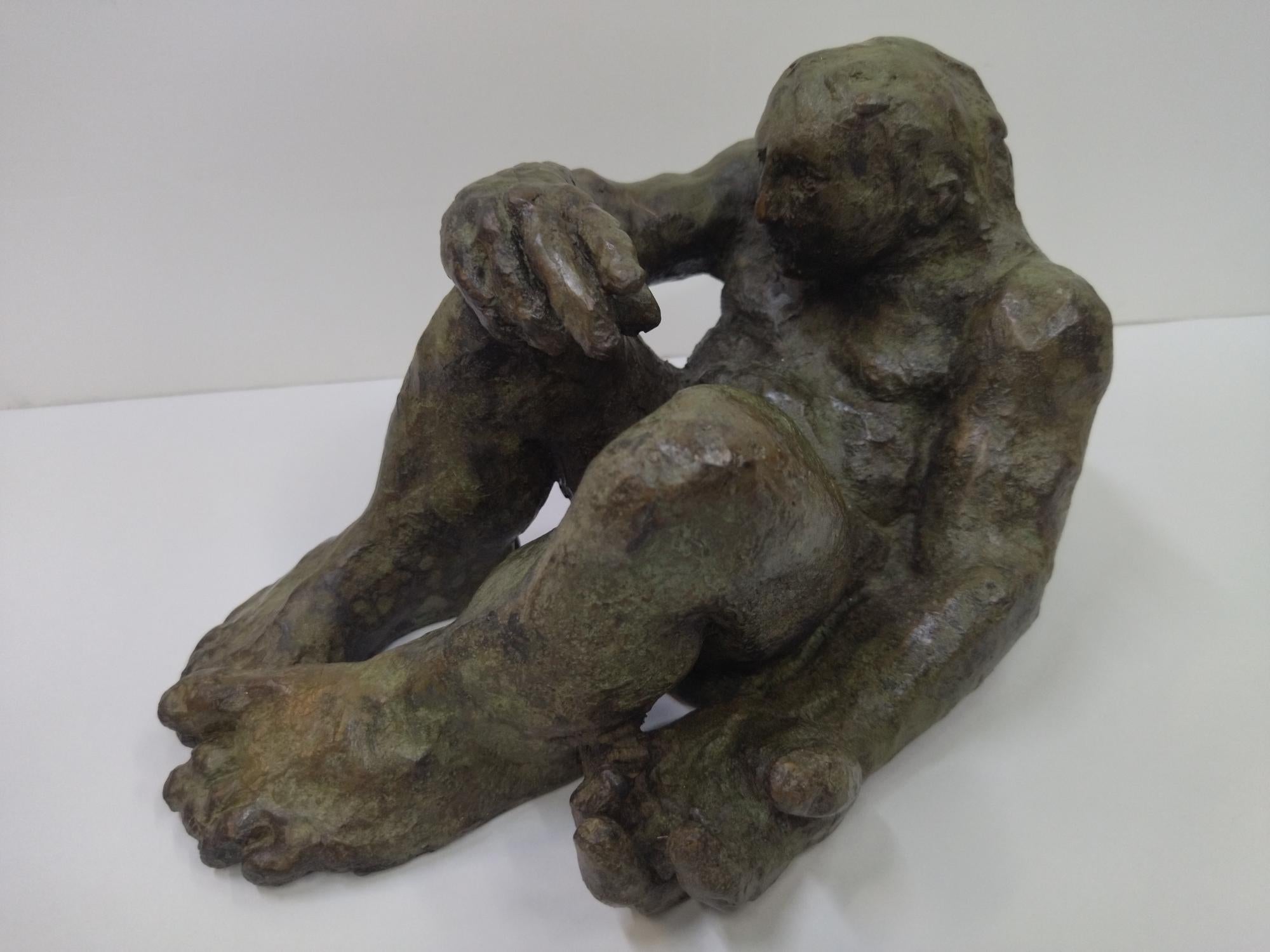 Amancio  Bronce  negrita  original  sculpture For Sale 1