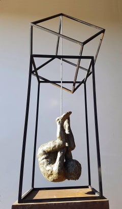  El Hombre Araña II - Contemporary Bronze Spanish Abstract Sculpture, 2017