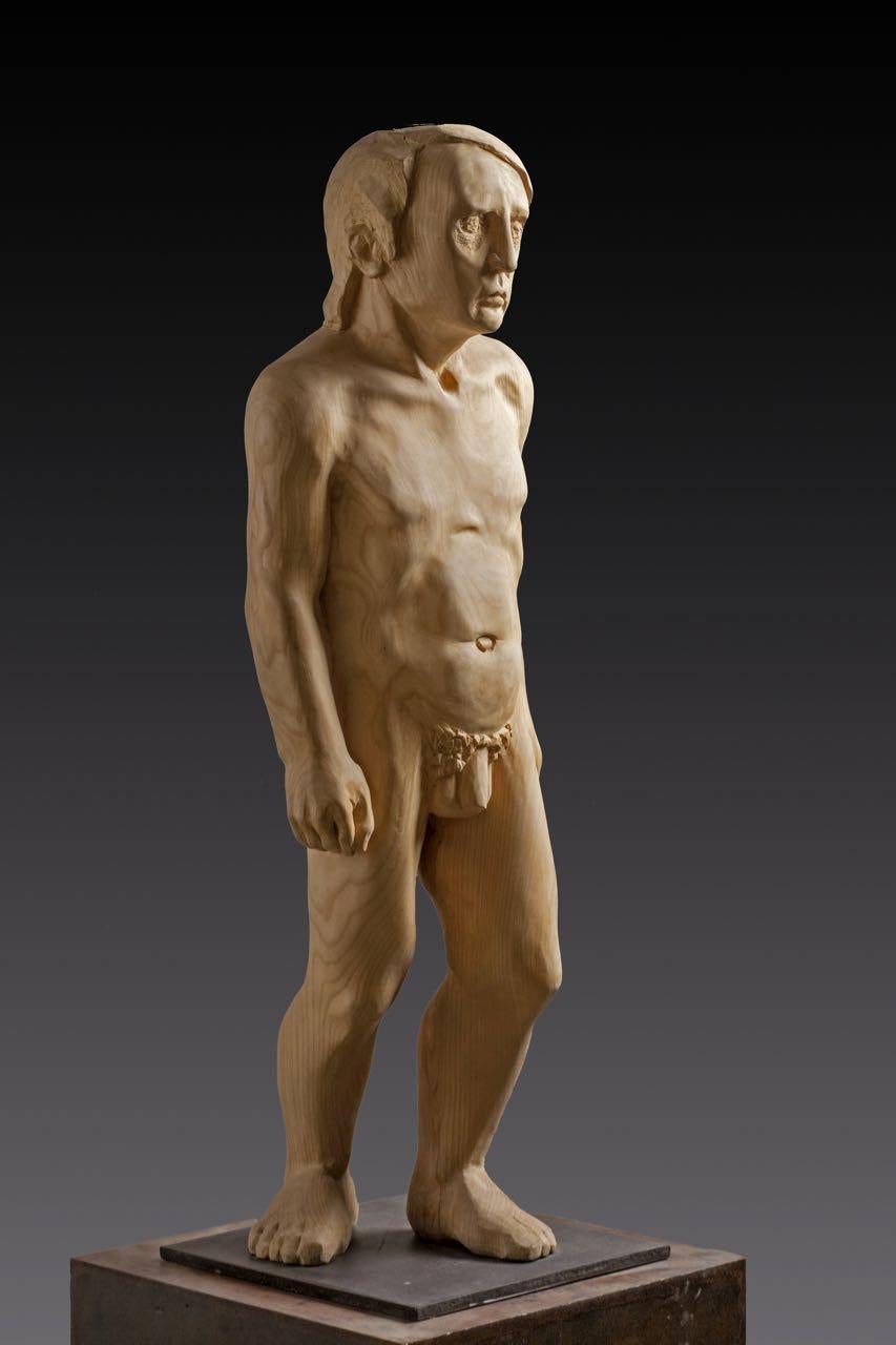 Amancio  Man  Wood original sculpture