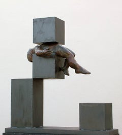 Scultura in bronzo Icaro I di Amancio Gonzalez, Edizione Limitata 7, 69 cm
