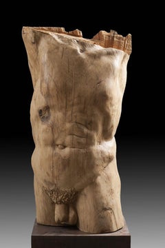 Torse 3. Sculpture originale en bois
