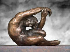 AMANCIO 47.21.2 „Man Leteo“ – Bronzeskulptur, zeitgenössische figurative Kunst