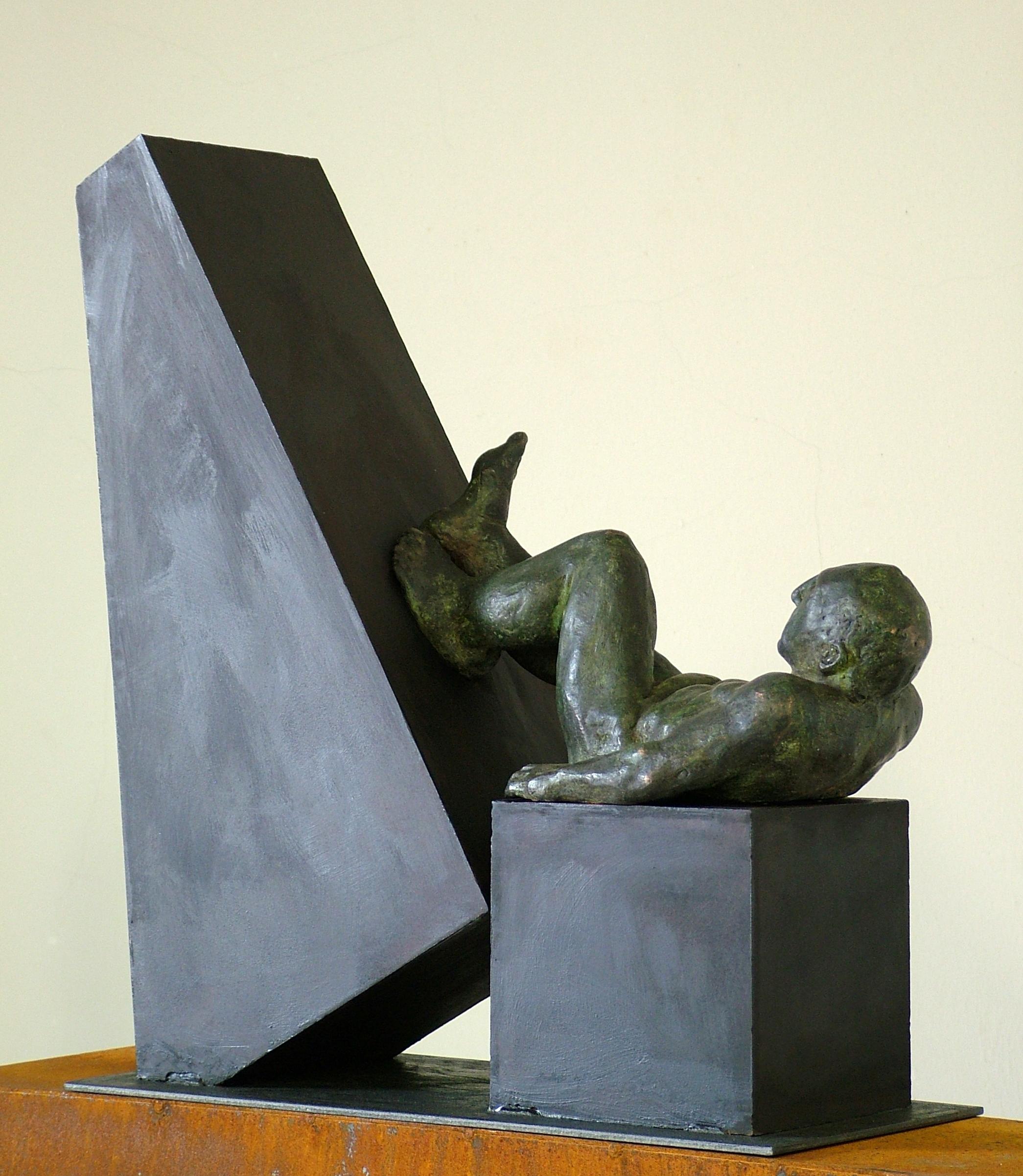 Deconstruccion V: Zeitgenössische Skulpturen aus Bronze und Eisen aus den 2000er Jahren
