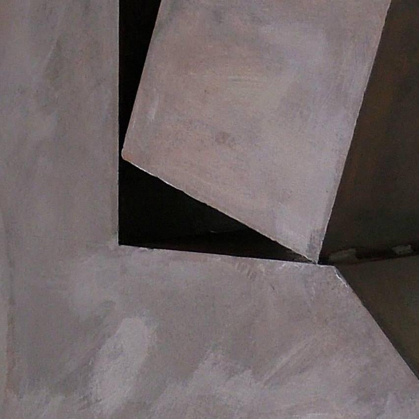 Amancio  Geometry  original Bronze Iron original sculpture - Contemporary Sculpture by Amancio Gonzalez Morera