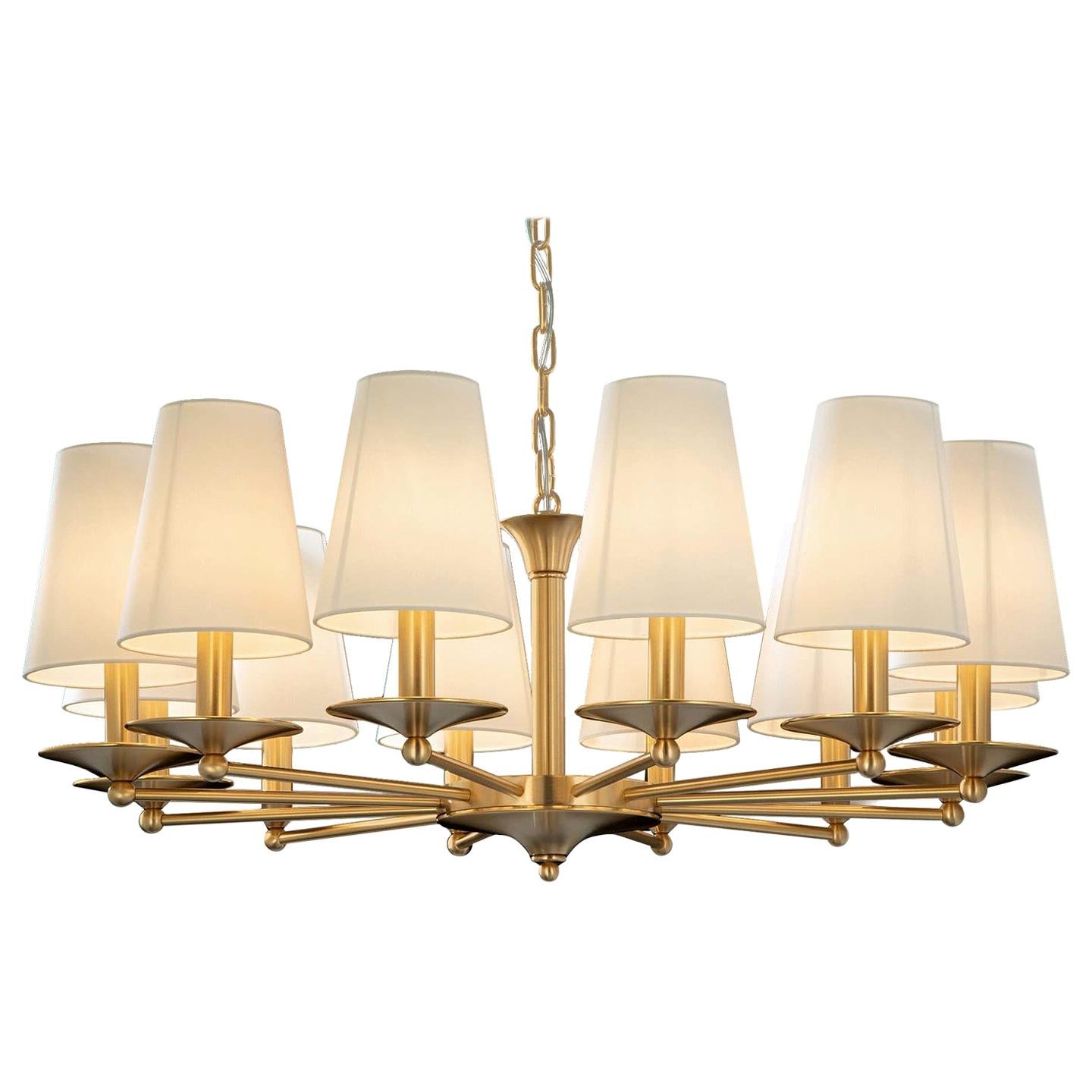 Amanda 12-Light Chandelier For Sale at 1stDibs