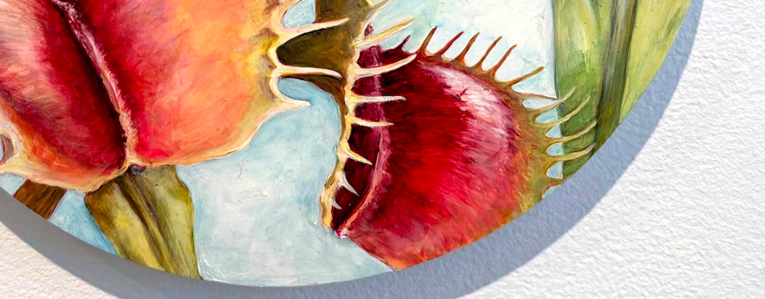Pittura a olio contemporanea Artista femminile Natura morta botanica Amanda Besl in vendita 1