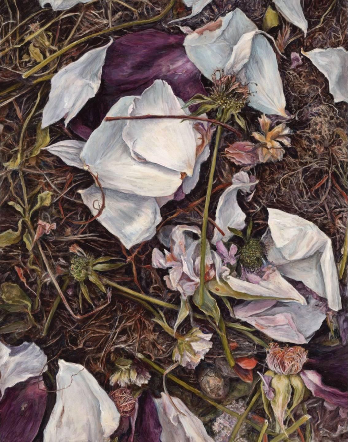 Amanda Besl Figurative Painting - Out of Time