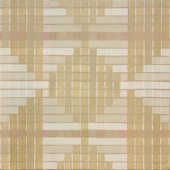 'Cultivate' - Abstract Painting - Earth Pigments - Anni Albers - Agnes Martin