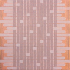 'Delicate' - Abstract Painting - Earth Pigments - Anni Albers - Agnes Martin