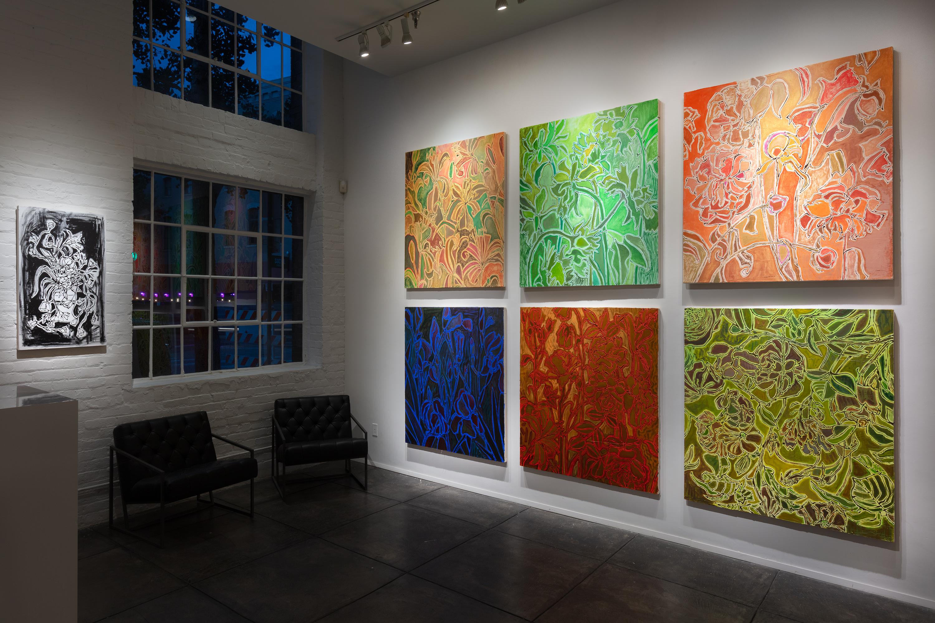 Afterglow 1 - Painting Contemporaneo di Amanda Brown