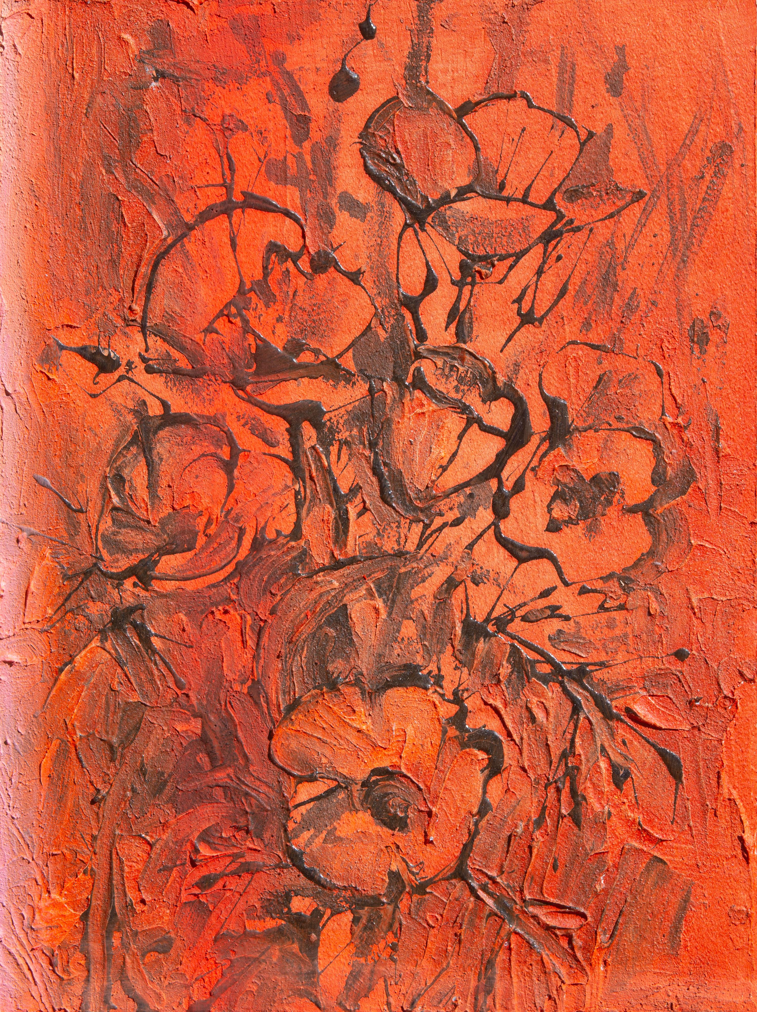 Figurative Painting de Amanda Brown - Turno Naranja
