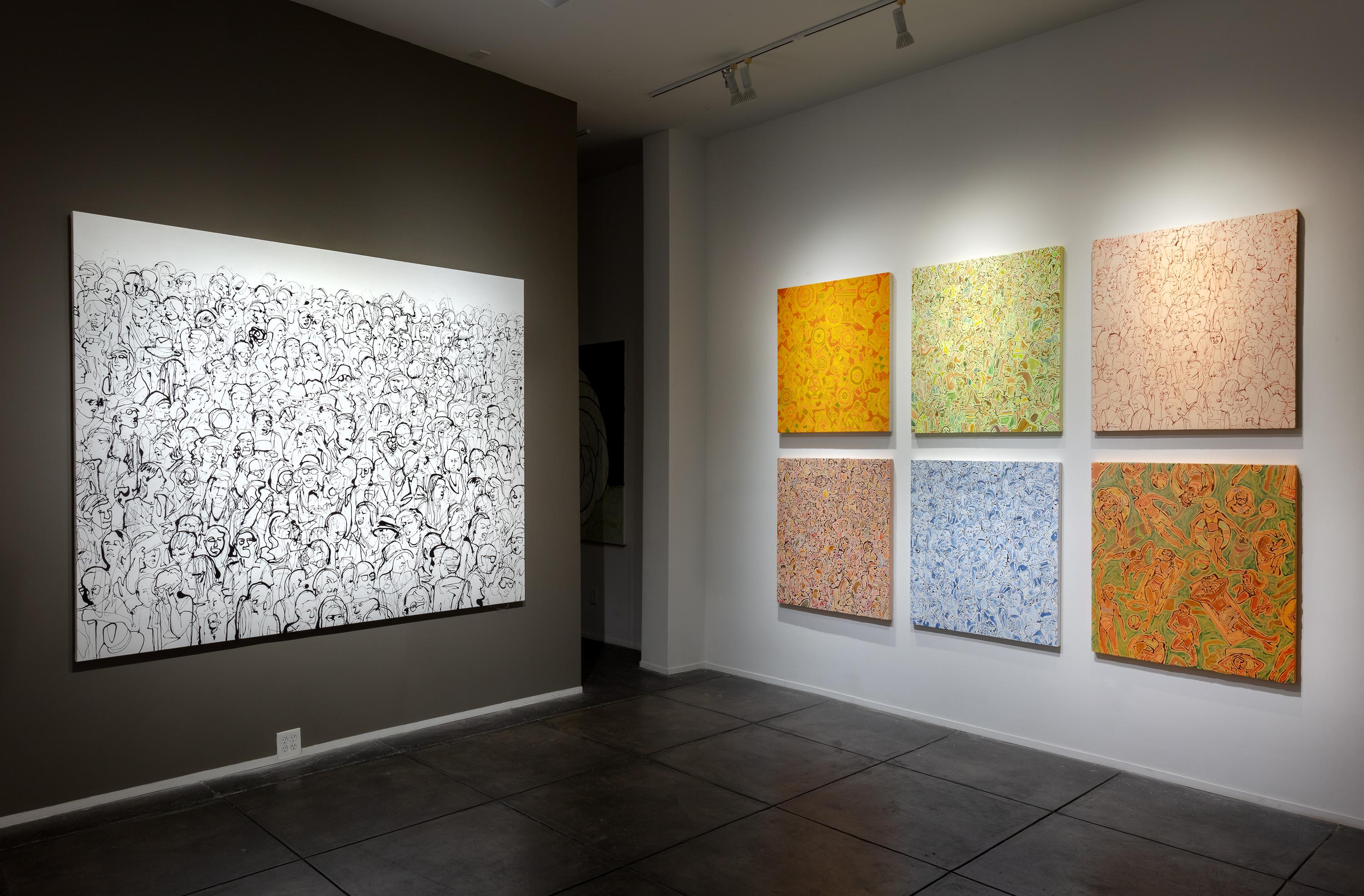 Passeggiata - Painting Contemporáneo de Amanda Brown