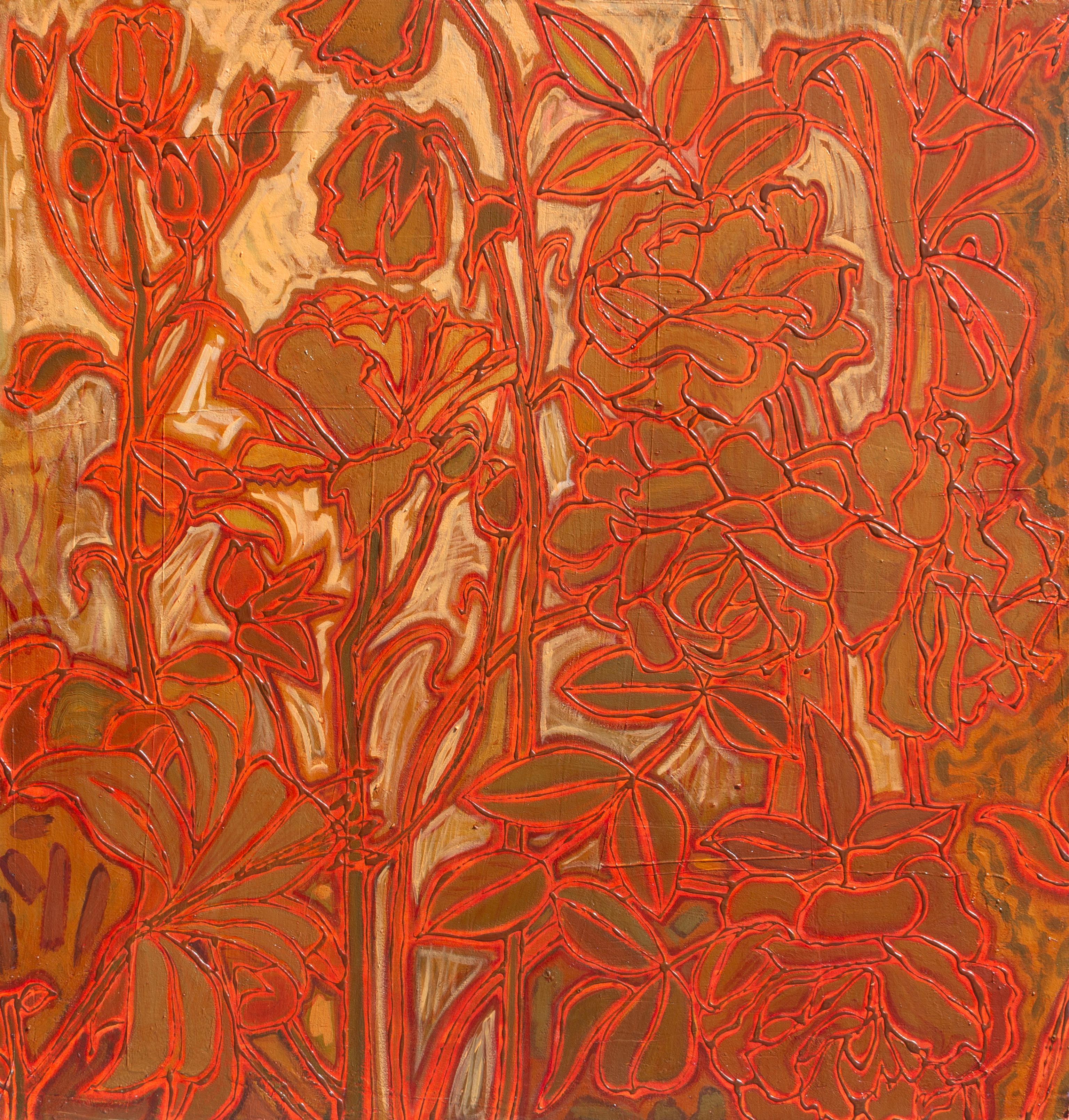 Rosas de chicle - Painting de Amanda Brown